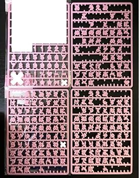 【7文字まで300円】まいぱちるん　文字パーツ　バラ売り サンリオ カスタム用文字パーツ(まいぱちるんシリーズ) ピンク